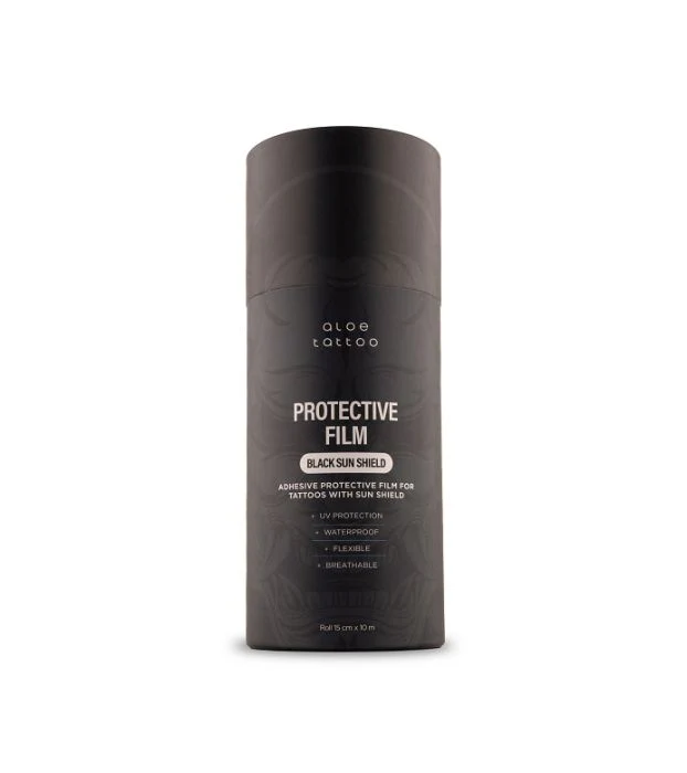 Aloe Tattoo BLACK Proctctor Film Roll 15cm X 10m