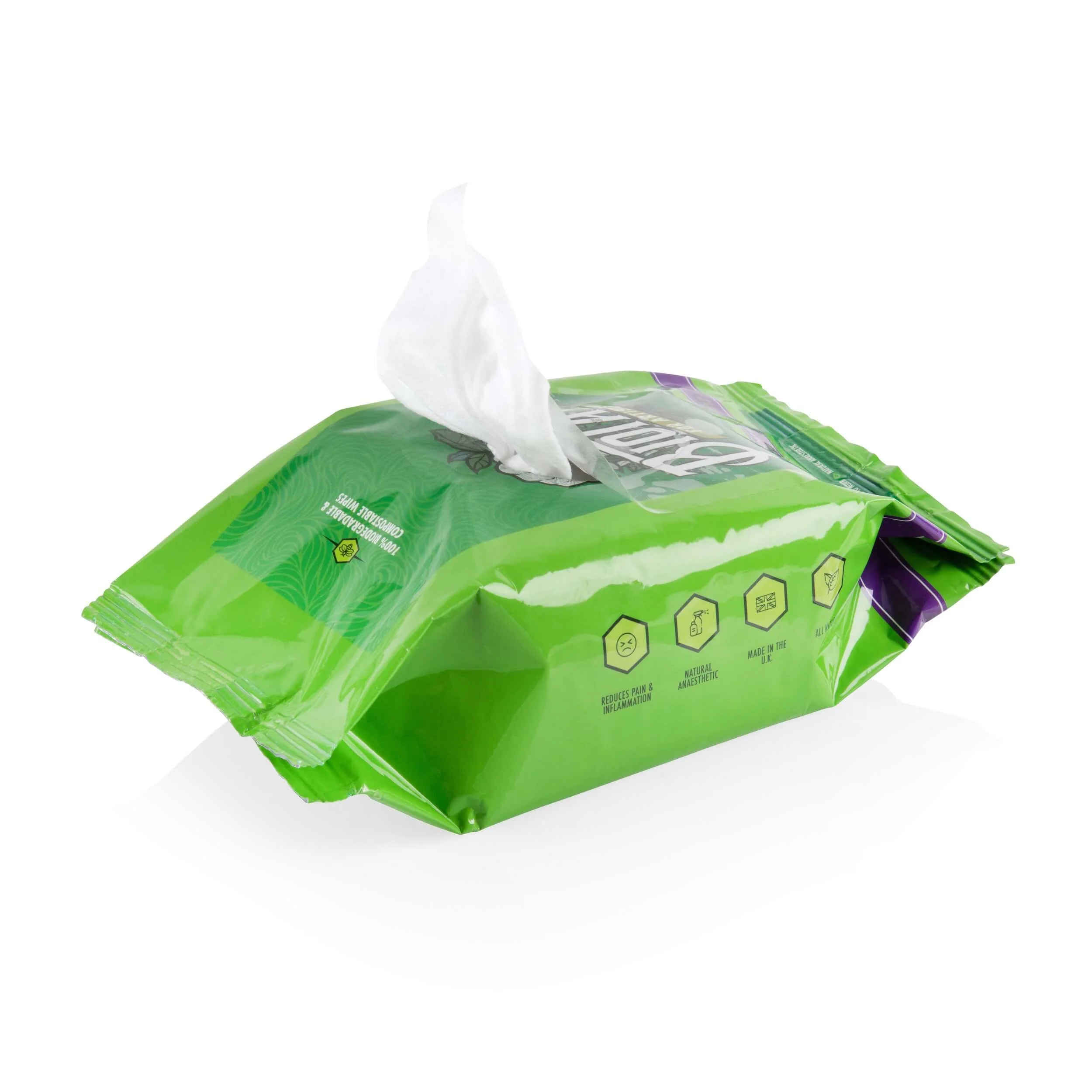 Biotat Numbing Green Soap Wipes (Standard & Zen) - Image 3