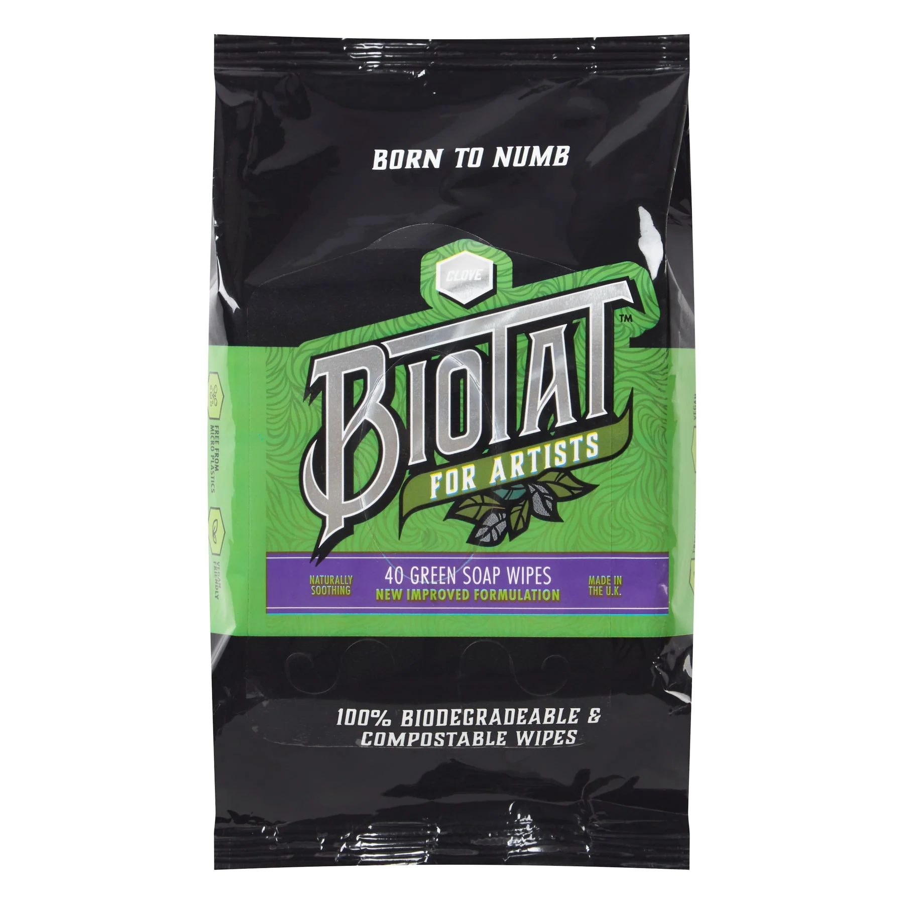 Biotat Numbing Green Soap Wipes (Standard & Zen) - Image 5