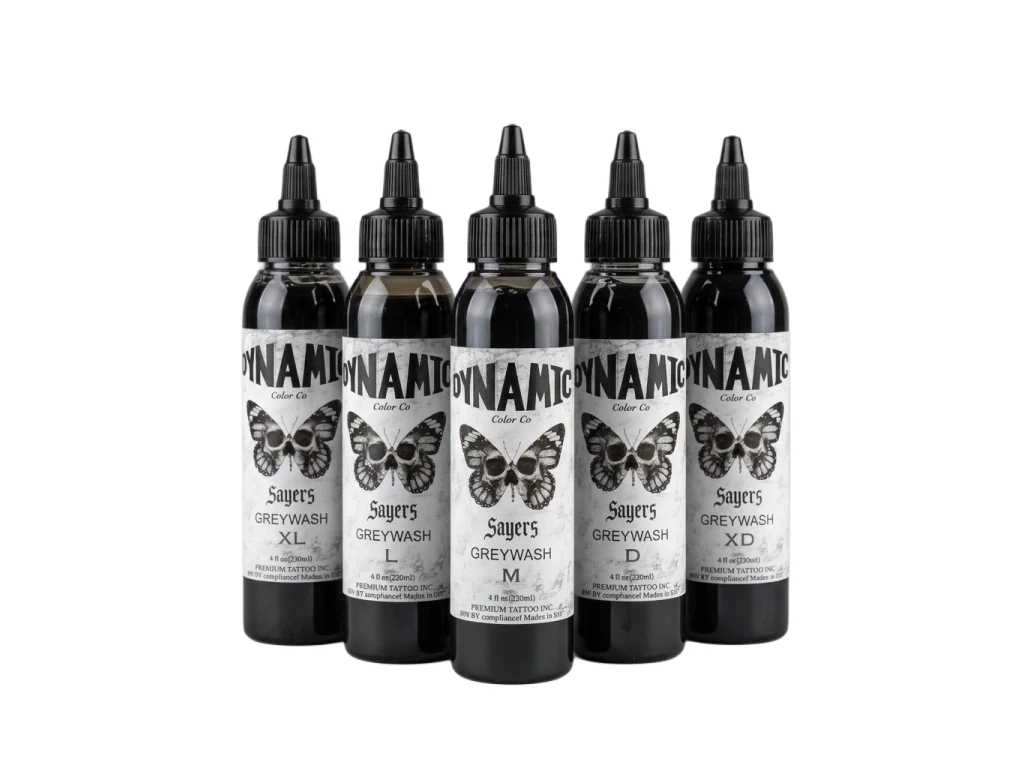 Dynamic Ink Luke Sayers Grey Wash Collection 4 x 120ml (EU REACH) - Image 3