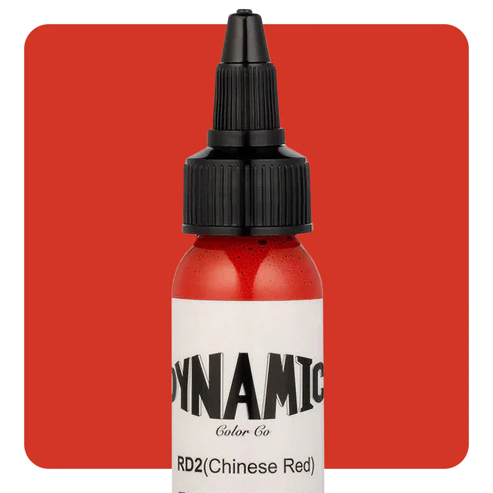 Dynamic Color Chinese Red (RD2) Tattoo Ink 30ml (1oz)