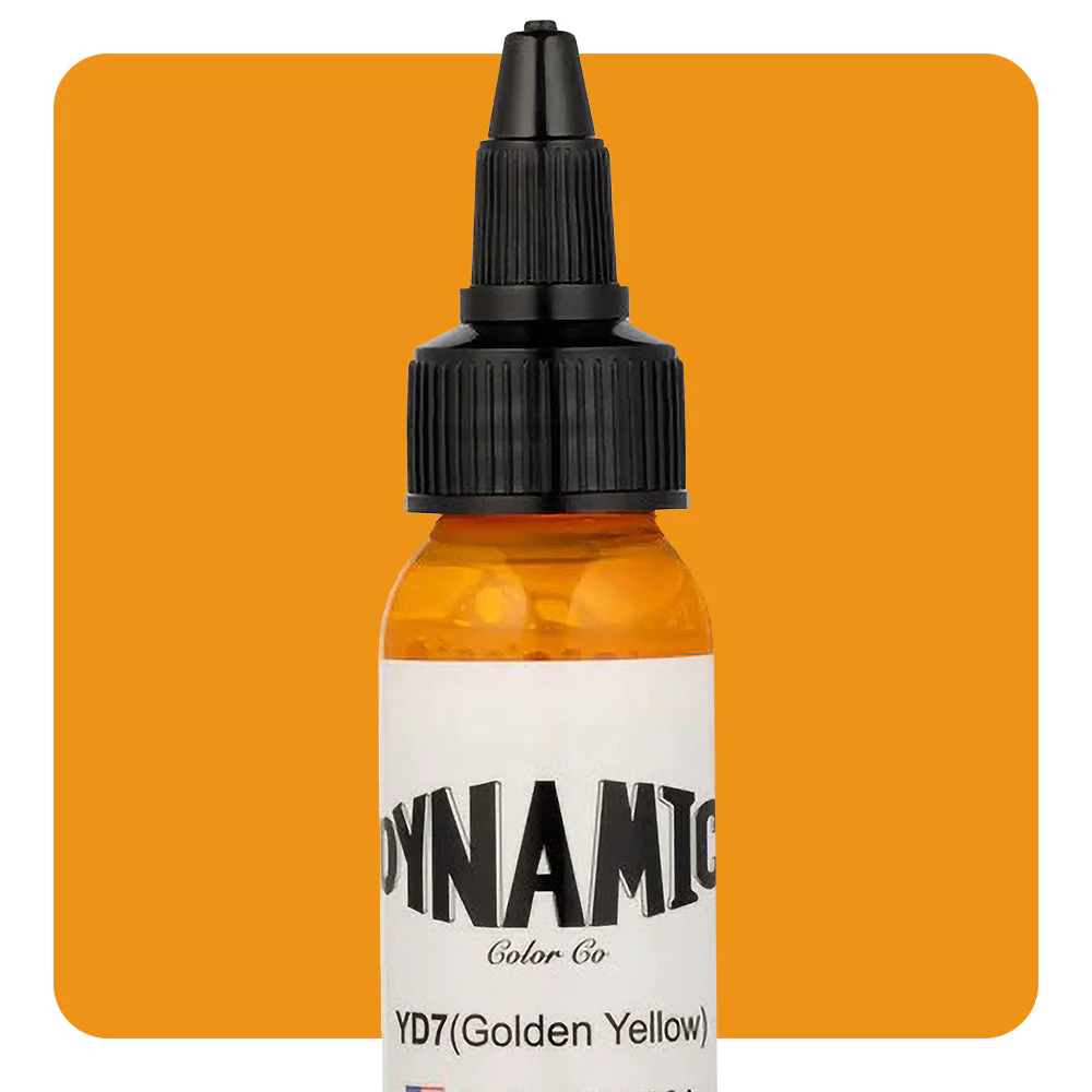 Dynamic Color Golden Yellow (YD7)Tattoo Ink 30ml (1oz)