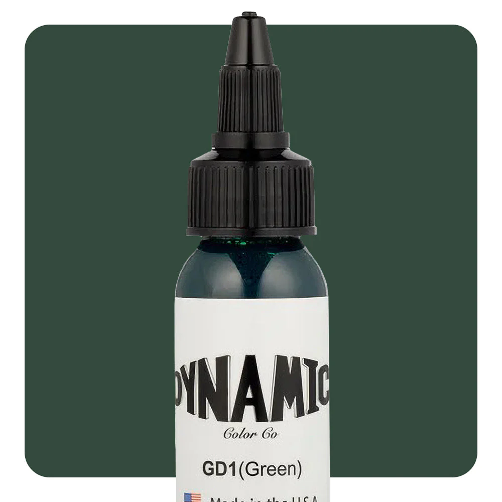 Dynamic Color Green (GD1) Tattoo Ink 30ml (1oz)