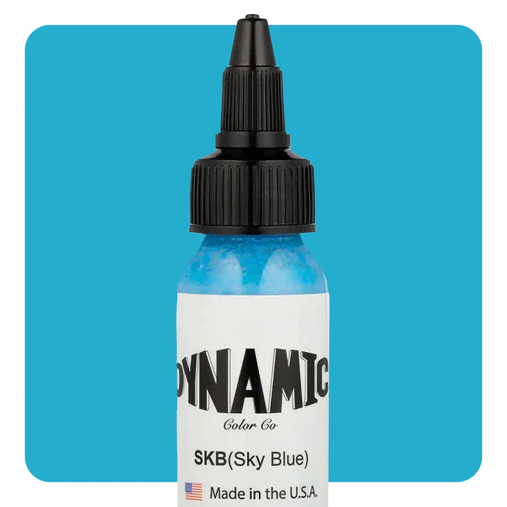 Dynamic Color Sky Blue (SKB) Tattoo Ink 30ml (1oz)
