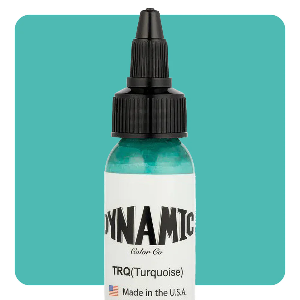 Dynamic Color Turquoise (TRQ) Tattoo Ink 30ml (1oz)