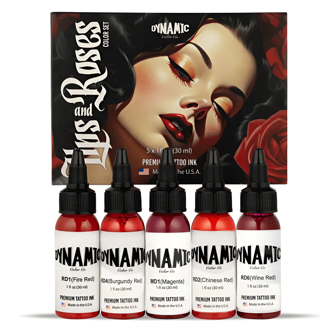 Dynamic Lips and Roses Set