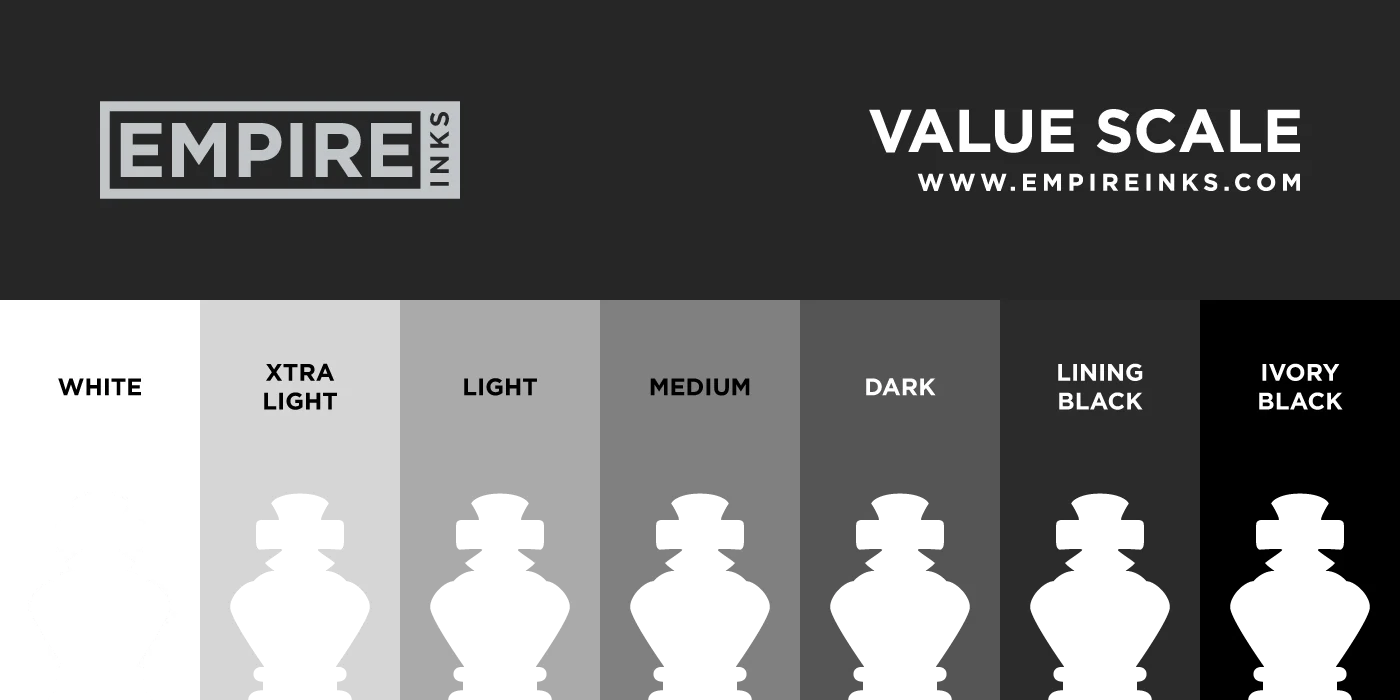 Empire Inks Graywash Series - Xtra Light (Multiple Sizes) - Image 3