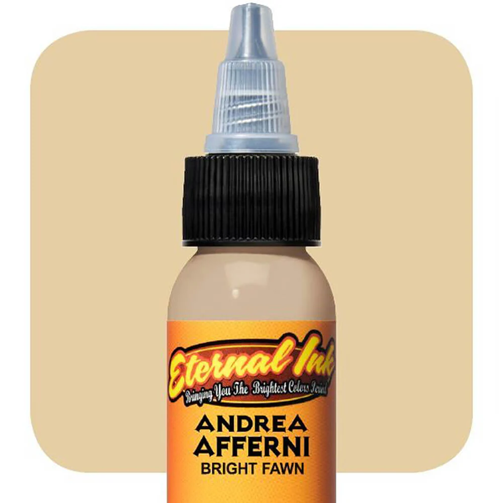 Eternal Ink Andrea Afferni Bright Fawn Tattoo Ink 30ml (1oz) - Image 3