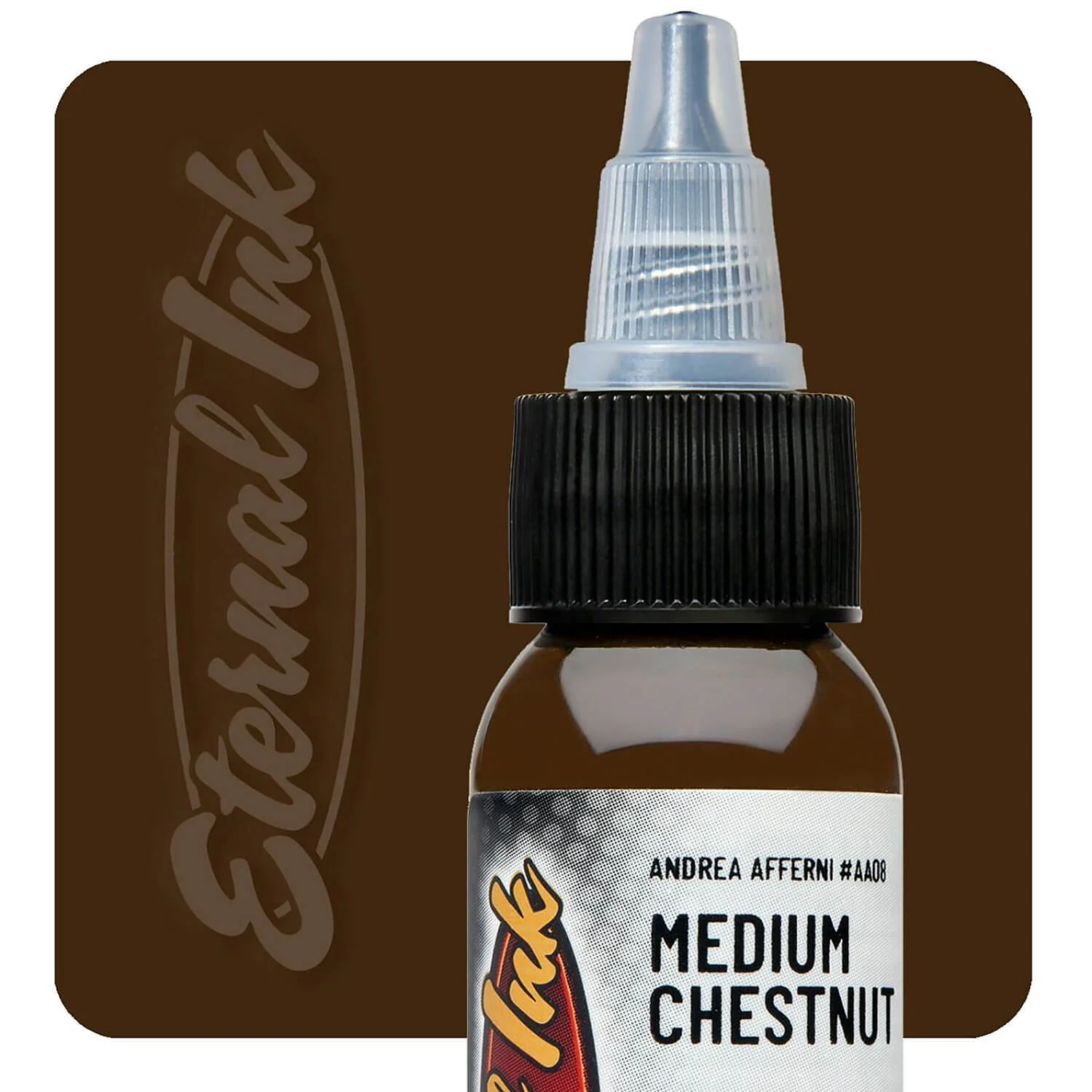 Eternal Ink Andrea Afferni Medium Chestnut Tattoo Ink 30ml (1oz)