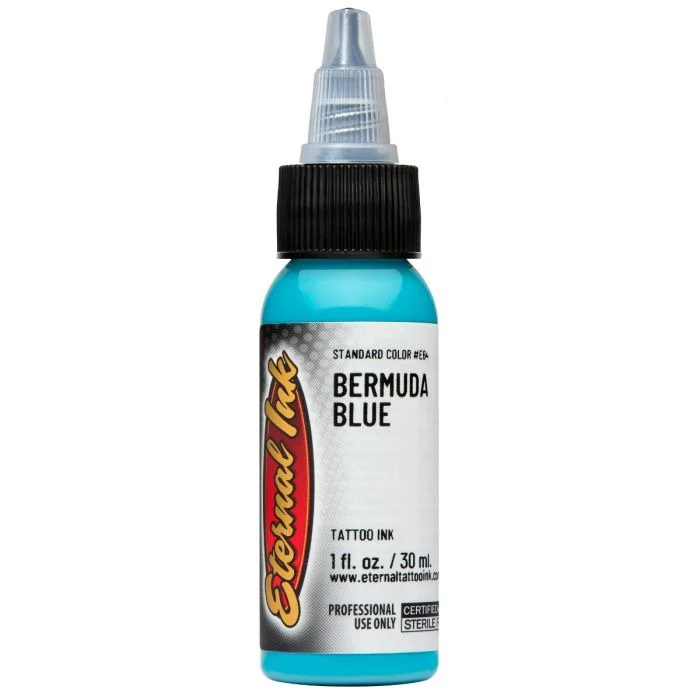 Eternal Ink Bermuda Blue Tattoo Ink 30ml (1oz) - Image 2