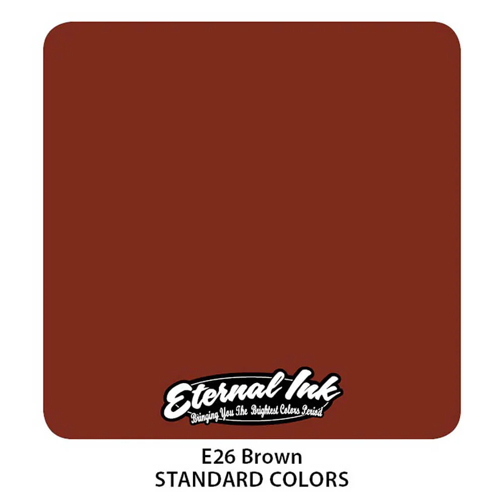 Eternal Ink Brown Tattoo Ink 30ml (1oz) - Image 2