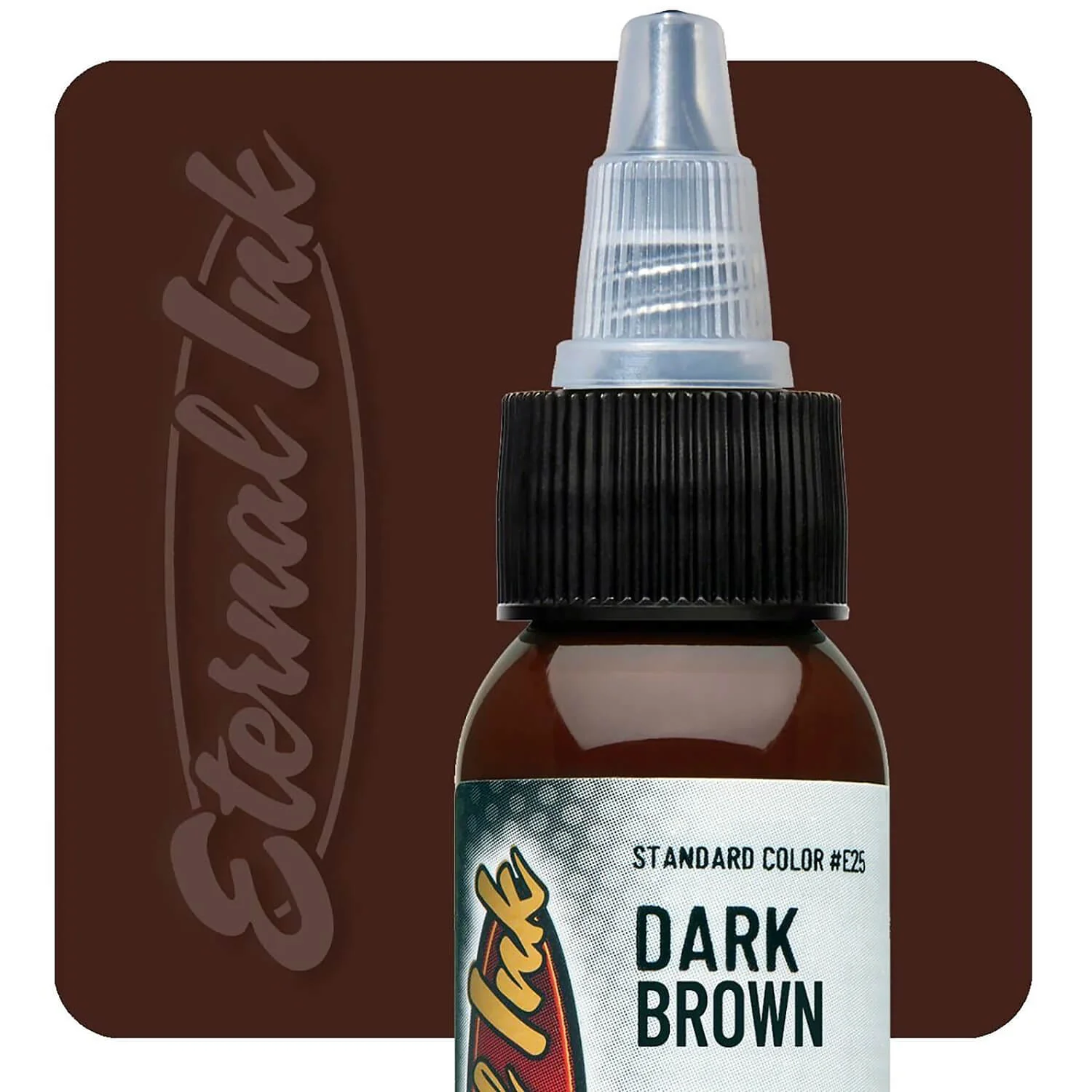 Eternal Ink Dark Brown Tattoo Ink 30ml (1oz)