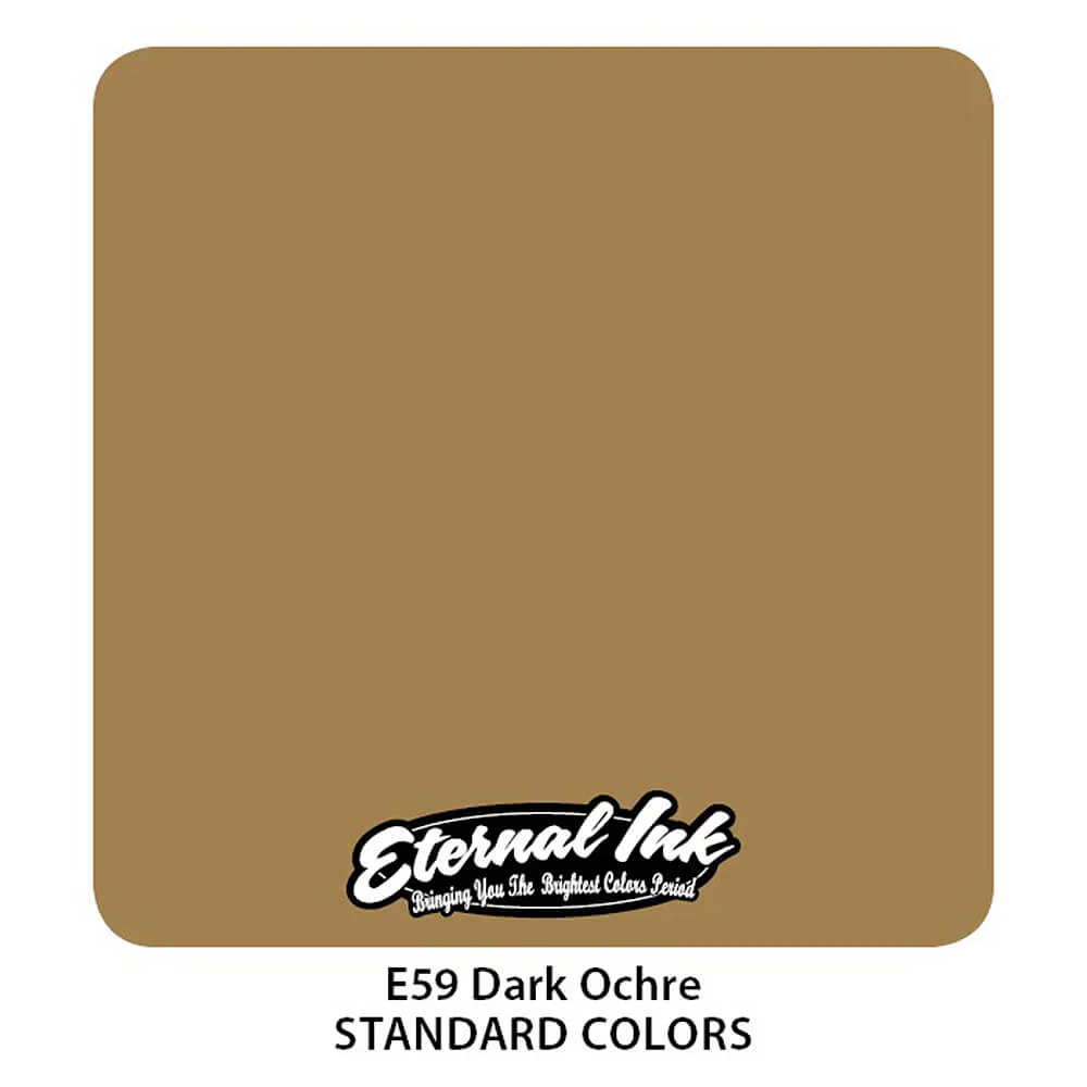 Eternal Ink Dark Ochre Tattoo Ink 30ml (1oz) - Image 2