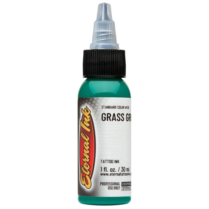 Eternal Ink Grass Green Tattoo Ink 30ml (1oz) - Image 2