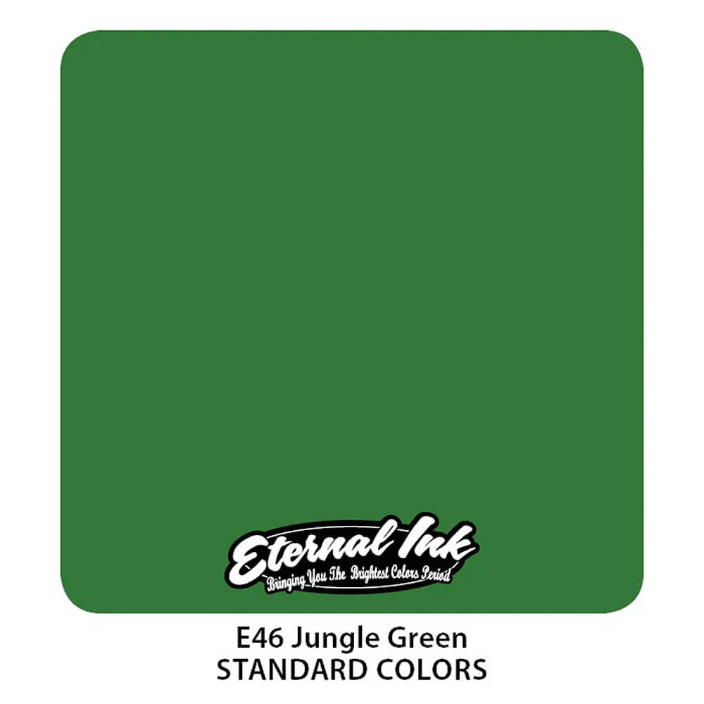 Eternal Ink Jungle Green Tattoo Ink 30ml (1oz) - Image 2