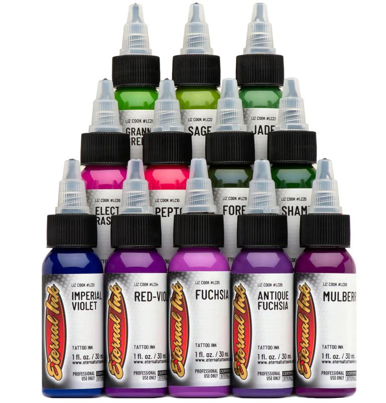 Eternal Ink Liz Cook Sage Tattoo Ink 30ml (1oz) - Image 2