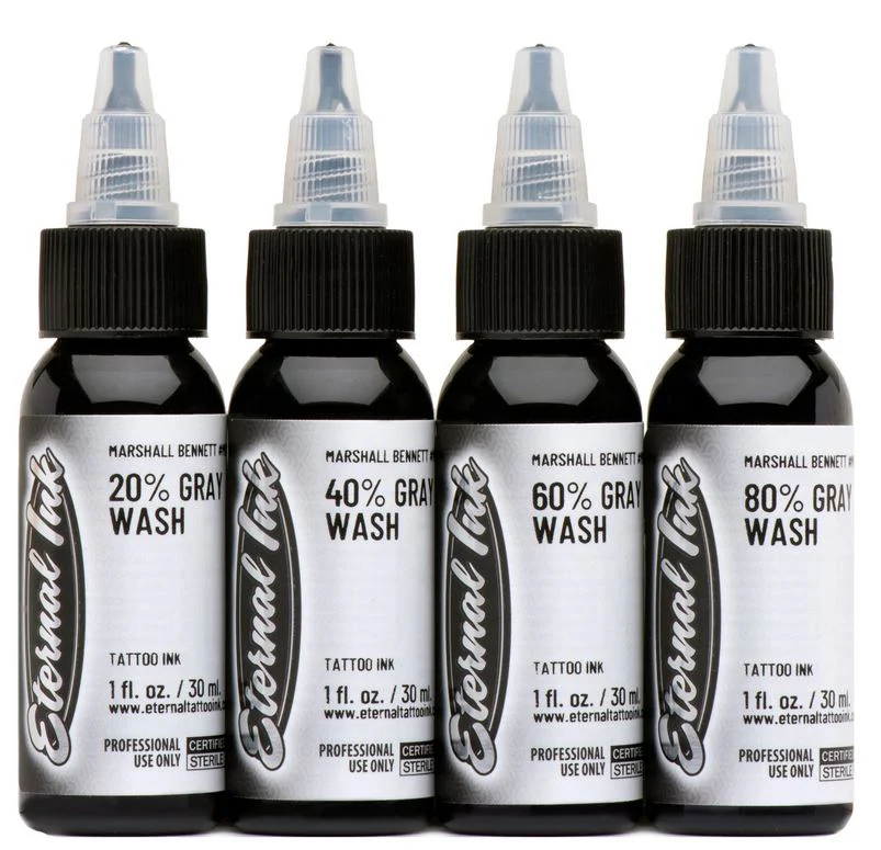 Eternal Ink Marshall Bennett Gray Wash 80% Tattoo 30ml (1oz) - Image 3