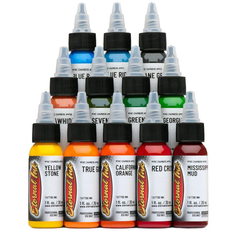 Eternal Ink Myke Chambers Blue Ridge Tattoo Ink 30ml (1oz) - Image 3