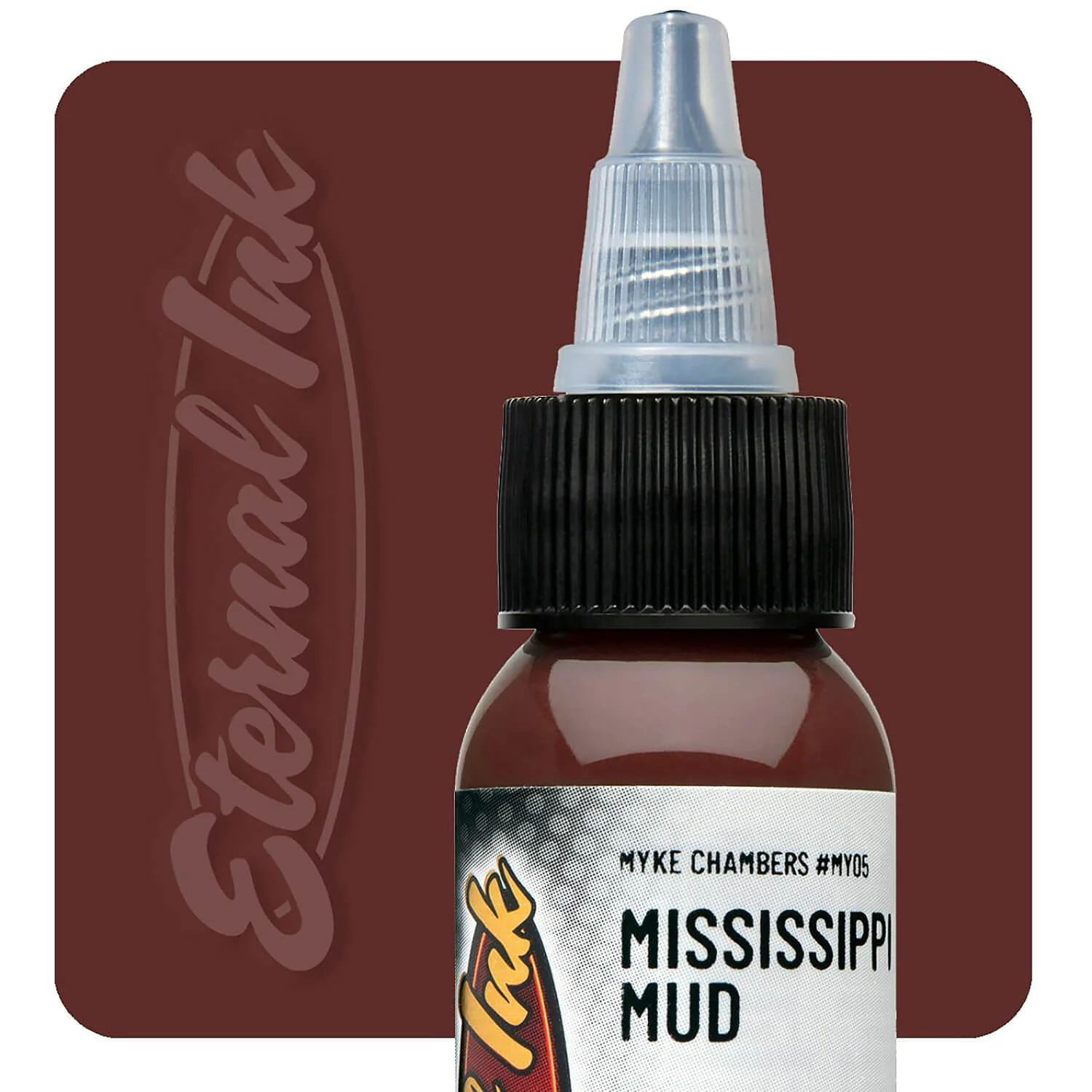 Eternal Ink Myke Chambers Mississippi Mud Tattoo Ink 30ml (1oz)