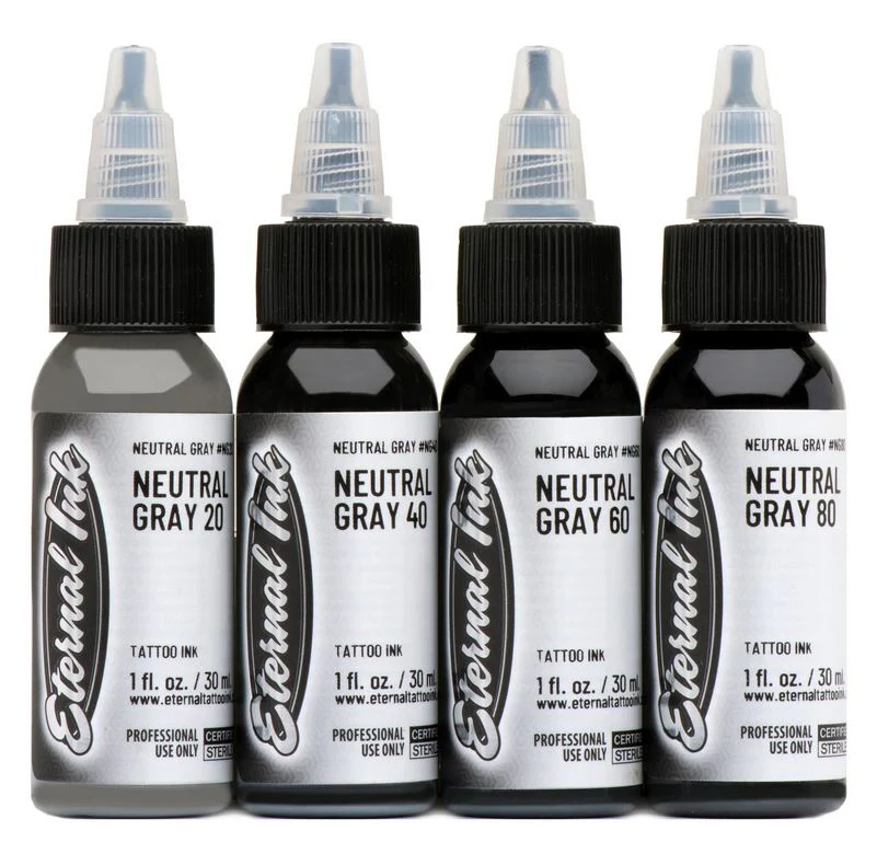 Eternal Ink Neutral Gray 20% Tattoo Ink 30ml (1oz) - Image 3