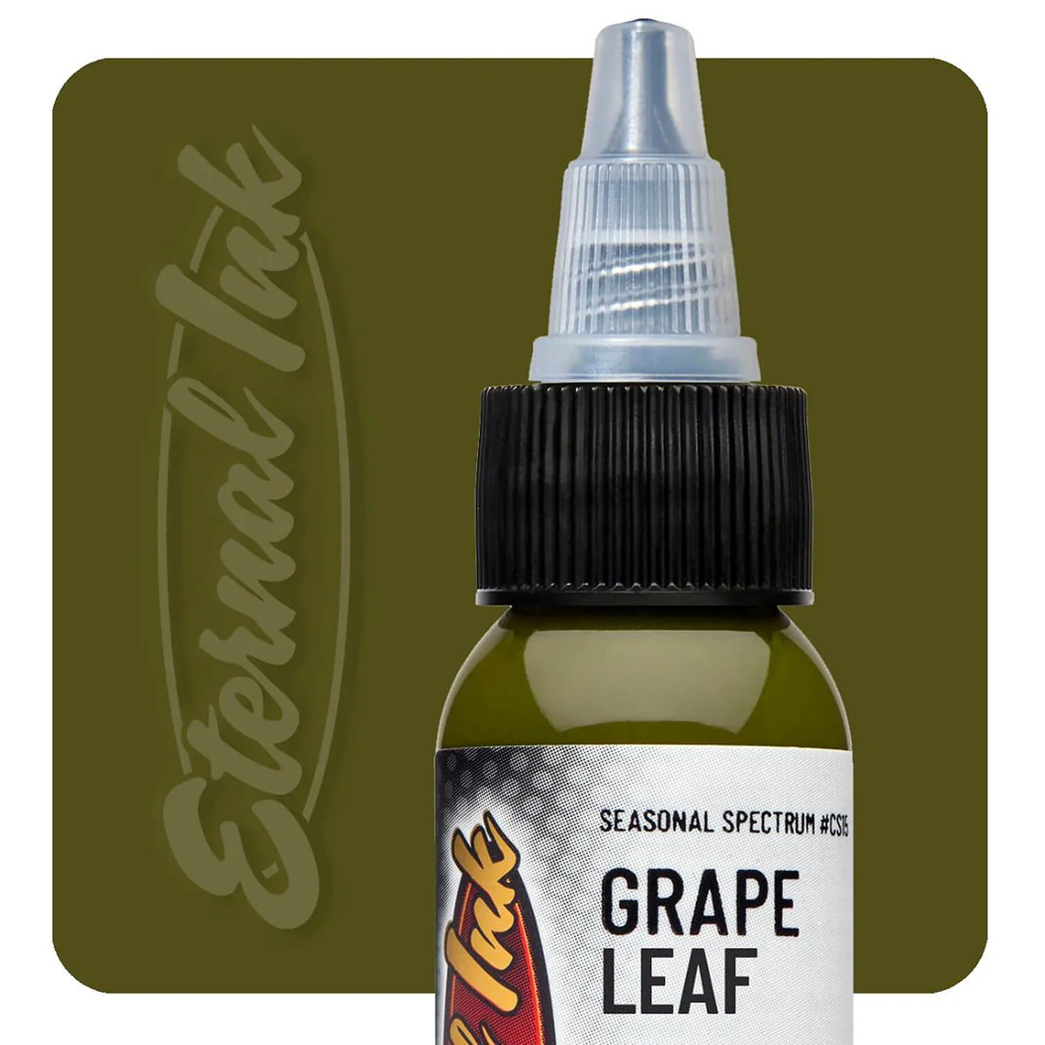 Eternal Ink Chukes Seasonal Spectrum Grape Leaf Tattoo Ink 30ml (1oz)
