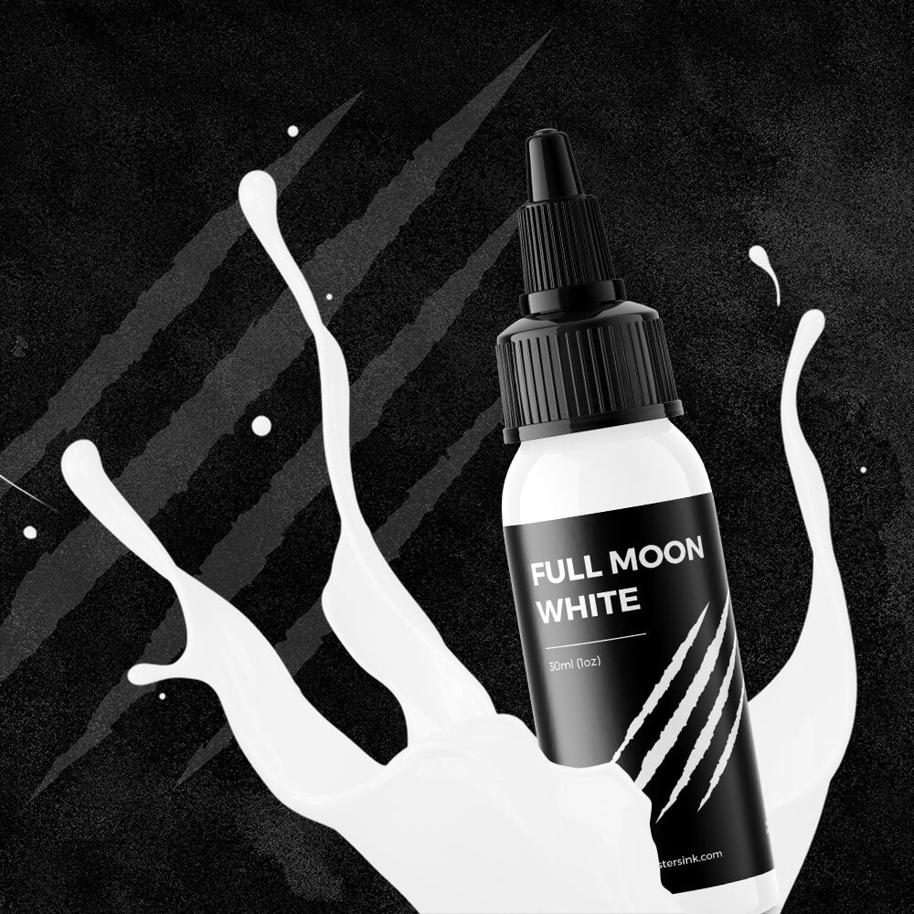 Monsters Ink Full Moon White Tattoo Ink (30ml & 120ml) - Image 3