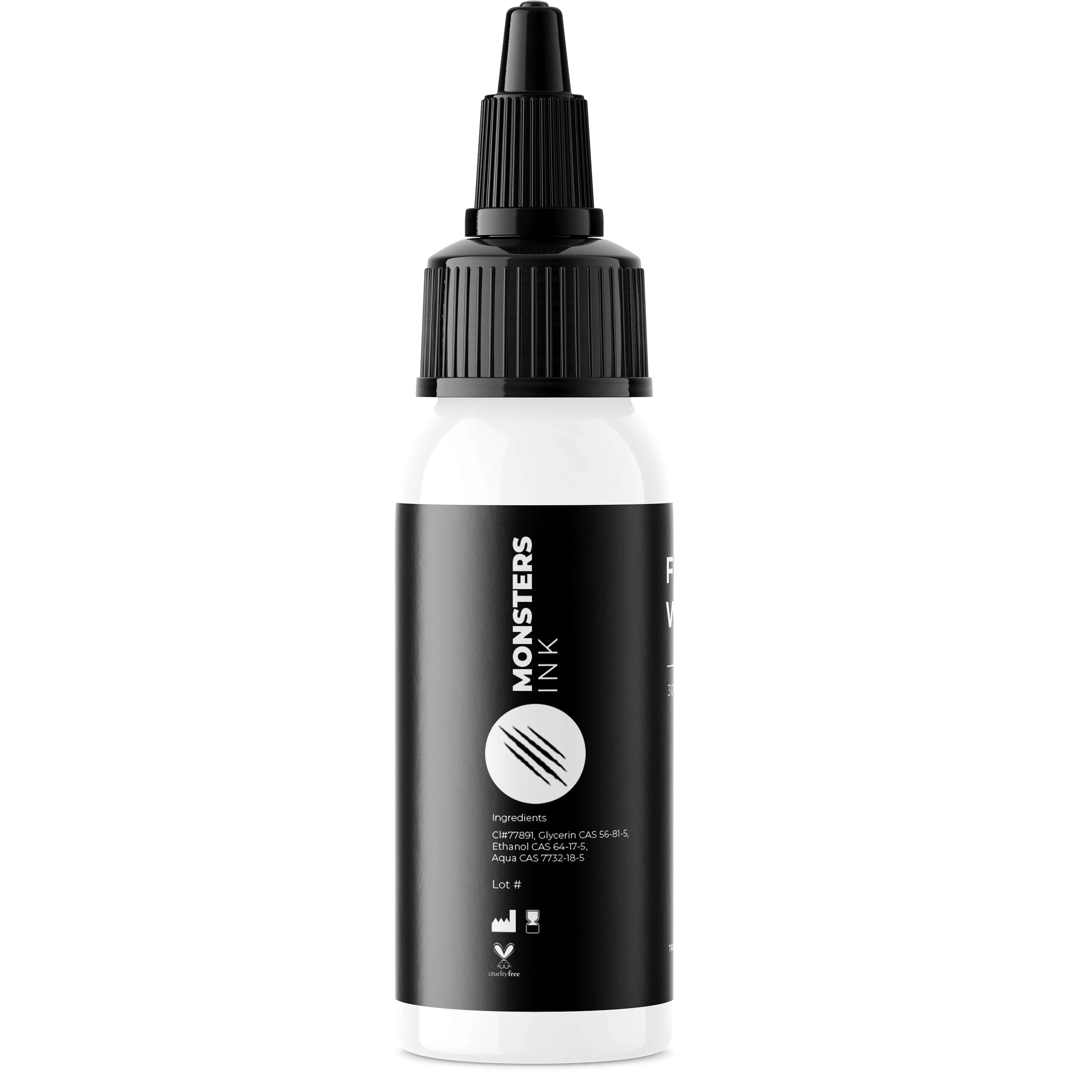 Monsters Ink Full Moon White Tattoo Ink (30ml & 120ml) - Image 7