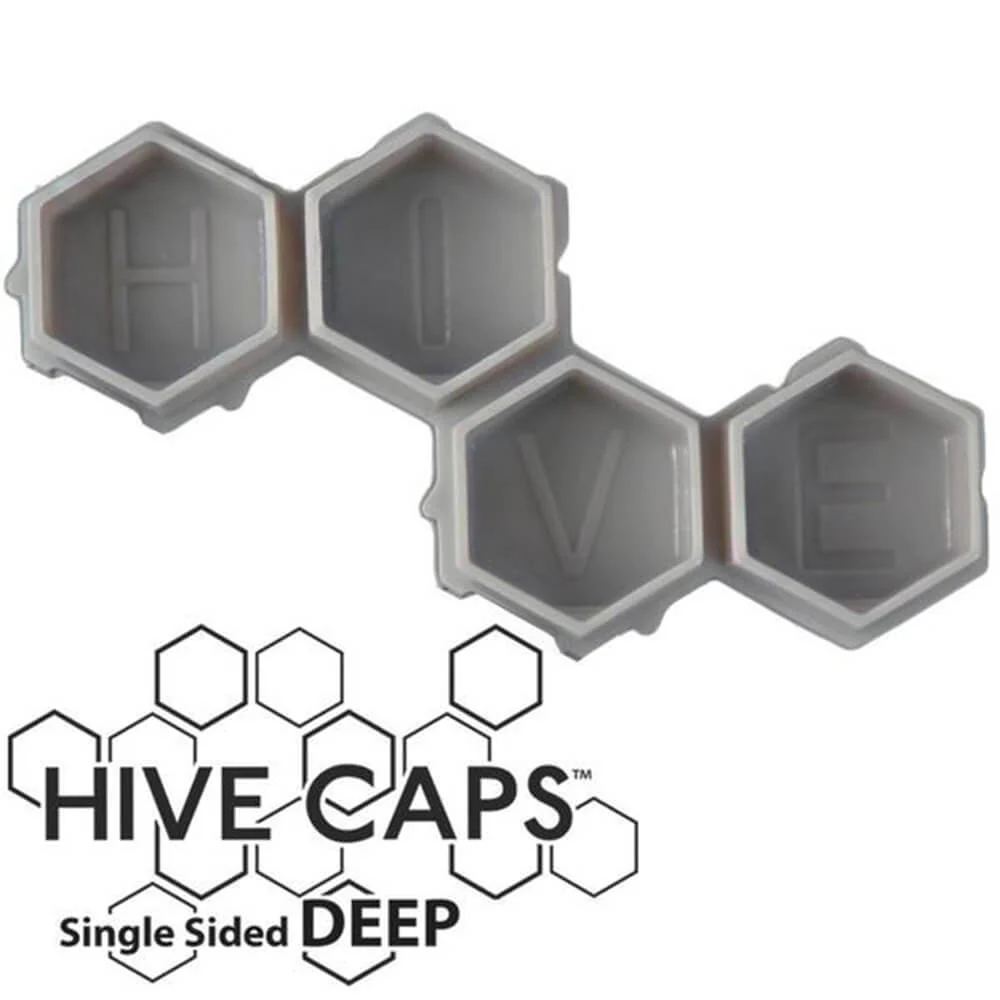 Hive Caps Deep Single Sided Hive Caps Bag of 50 (200 Caps) - Image 3