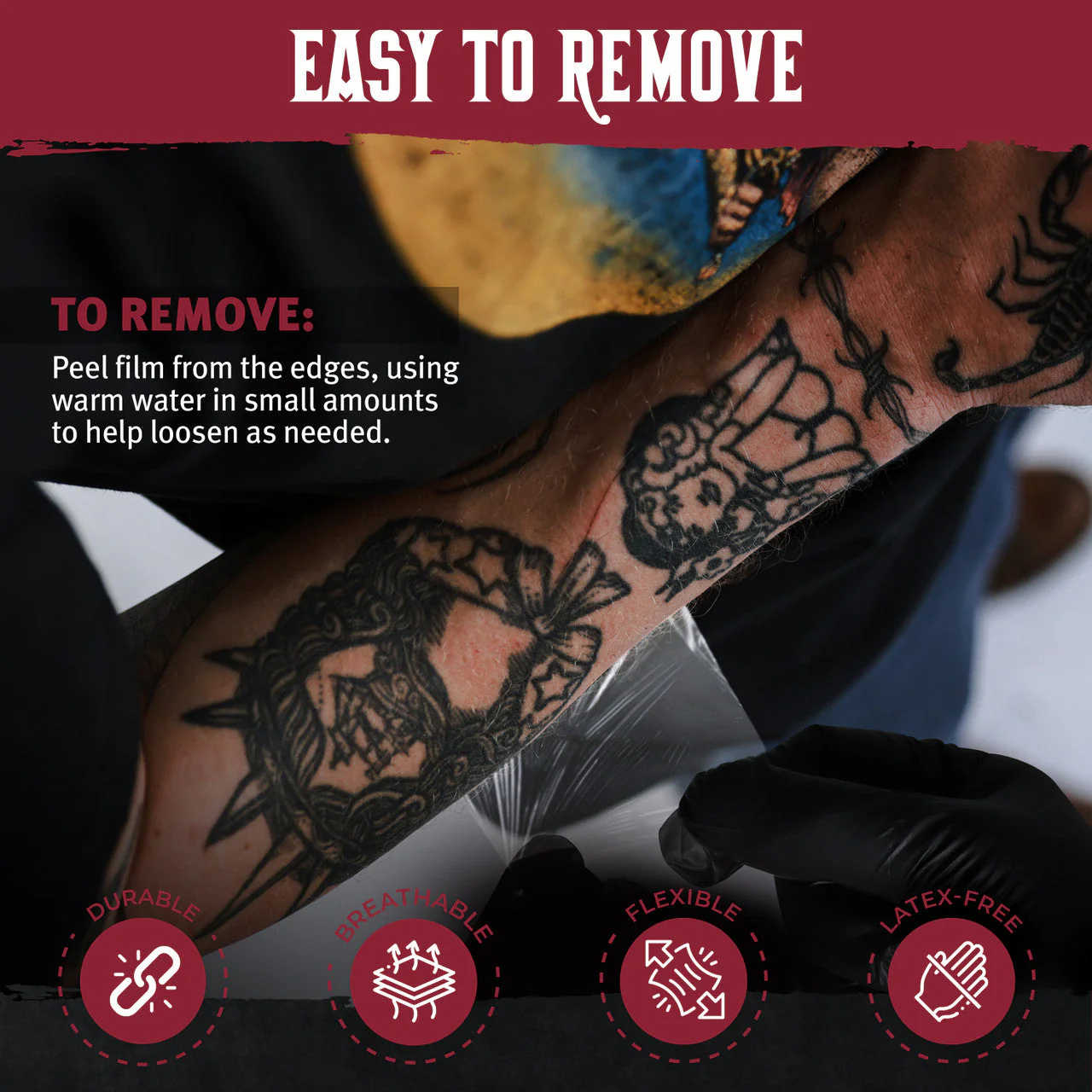 Hustle Butter Tattoo Aftercare Wrap (Various Sizes) - Image 4