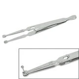 Labret Holding Tweezer Clamp with Lock