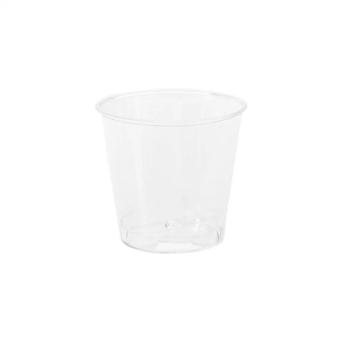 Mini Clear Plastic Rinse Cups 20ml - Pack of 100