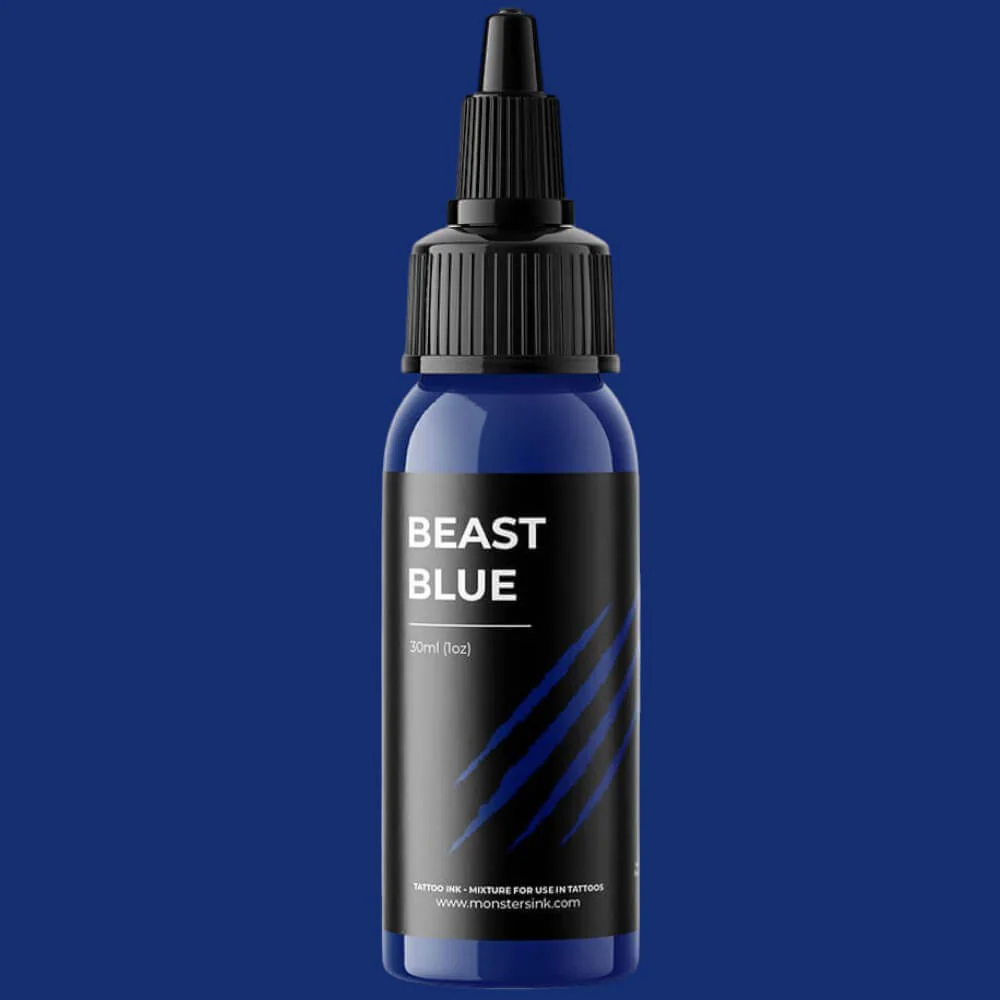 Monsters Ink Beast Blue Tattoo Ink 30ml (1oz)