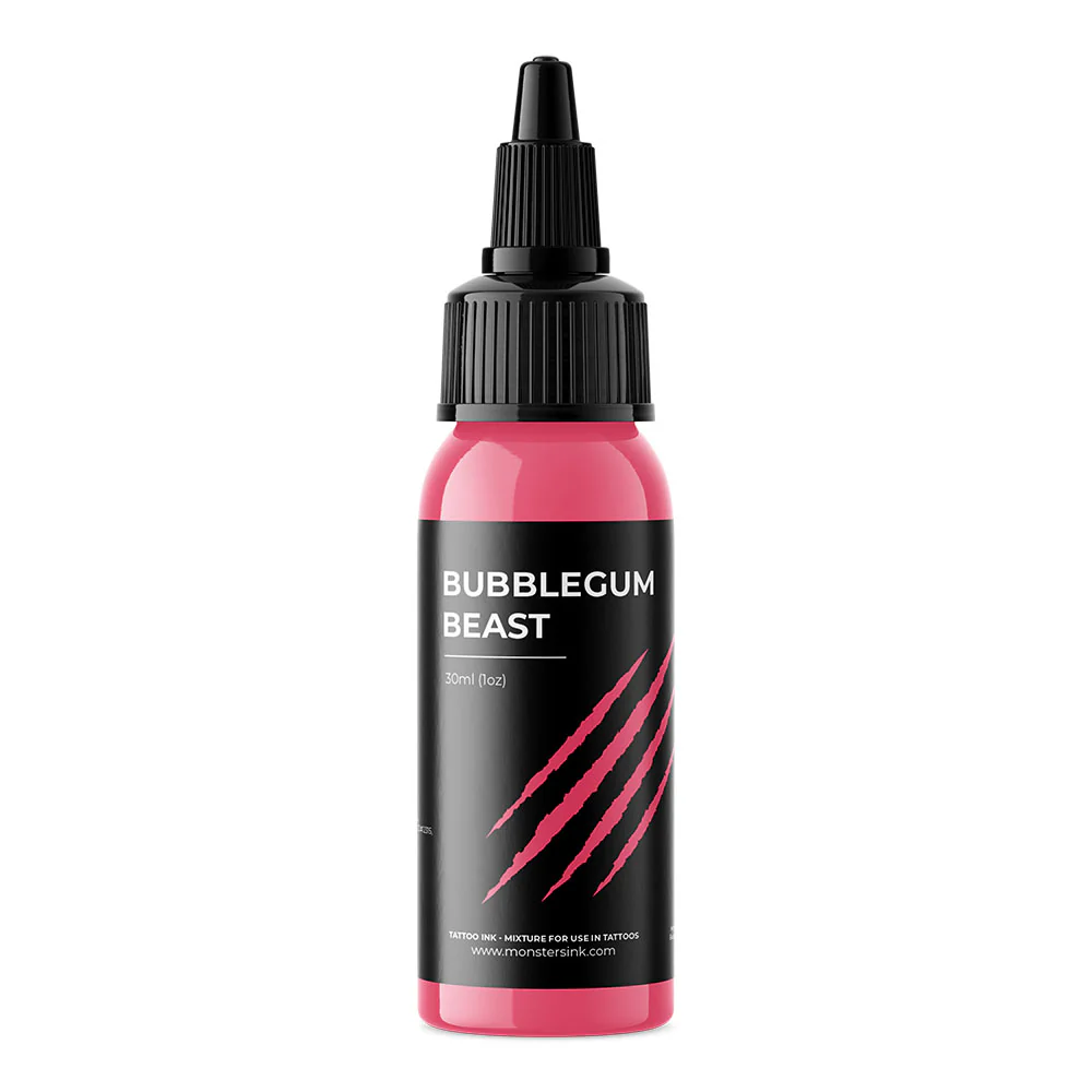 Monsters Ink Bubblegum Beast Tattoo Ink 30ml (1oz) - Image 3
