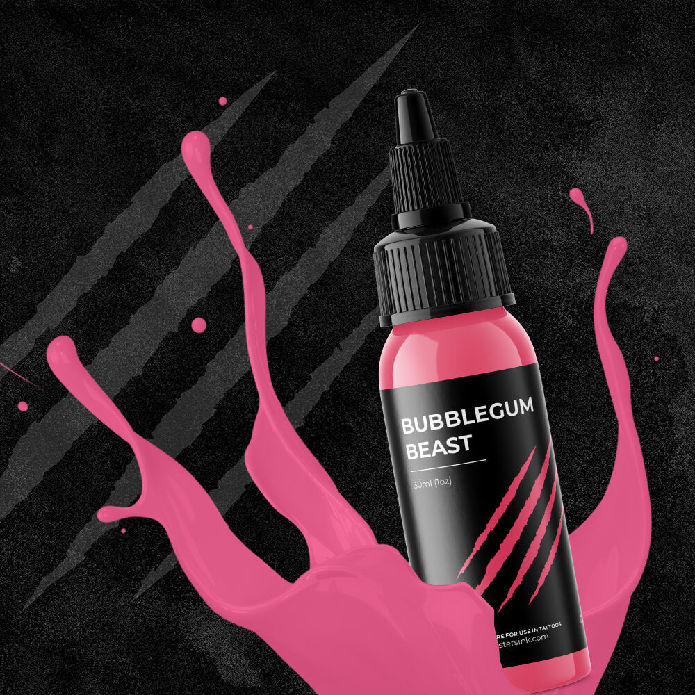 Monsters Ink Bubblegum Beast Tattoo Ink 30ml (1oz) - Image 4