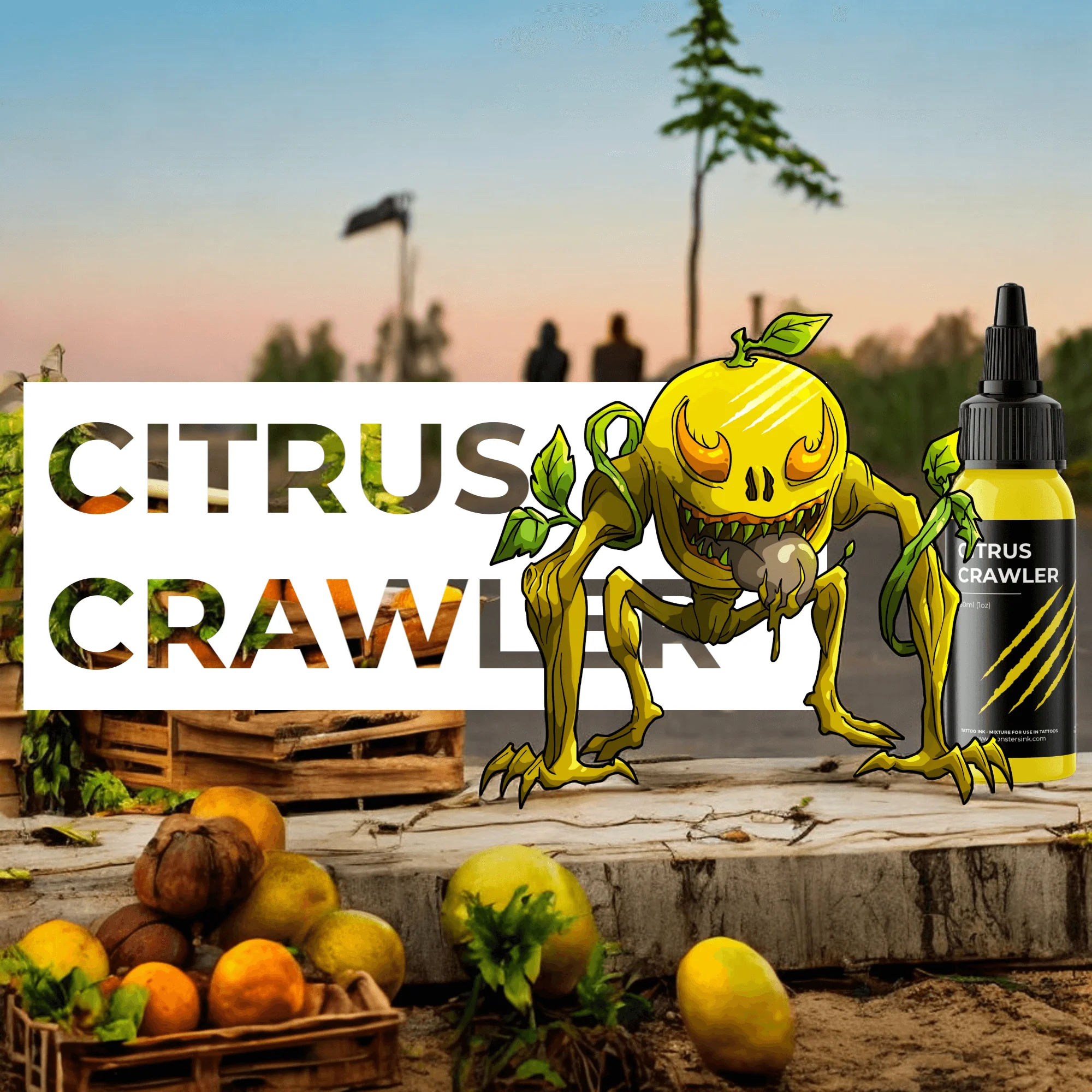 Monsters Ink Citrus Crawler Tattoo Ink 30ml (1oz) - Image 2