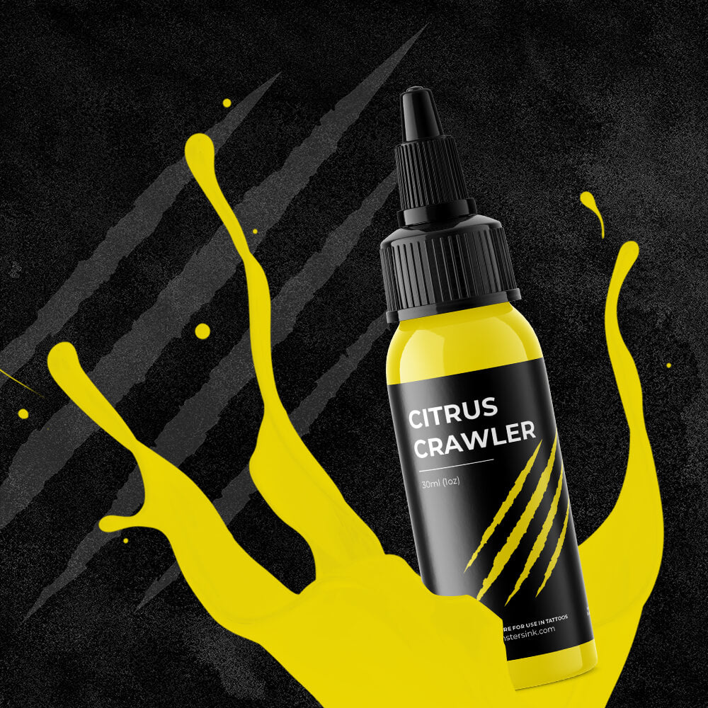Monsters Ink Citrus Crawler Tattoo Ink 30ml (1oz) - Image 4