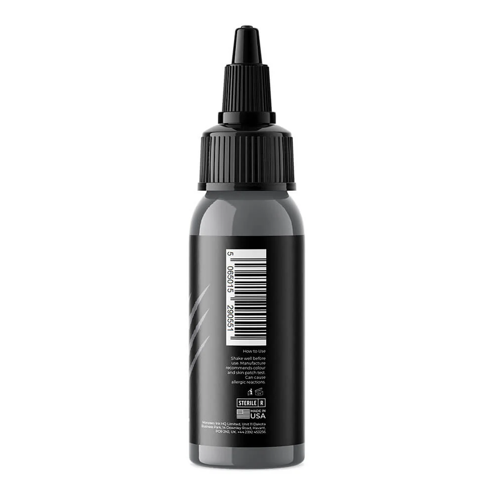 Monsters Ink Ghoul Grey Tattoo Ink 30ml (1oz) - Image 6