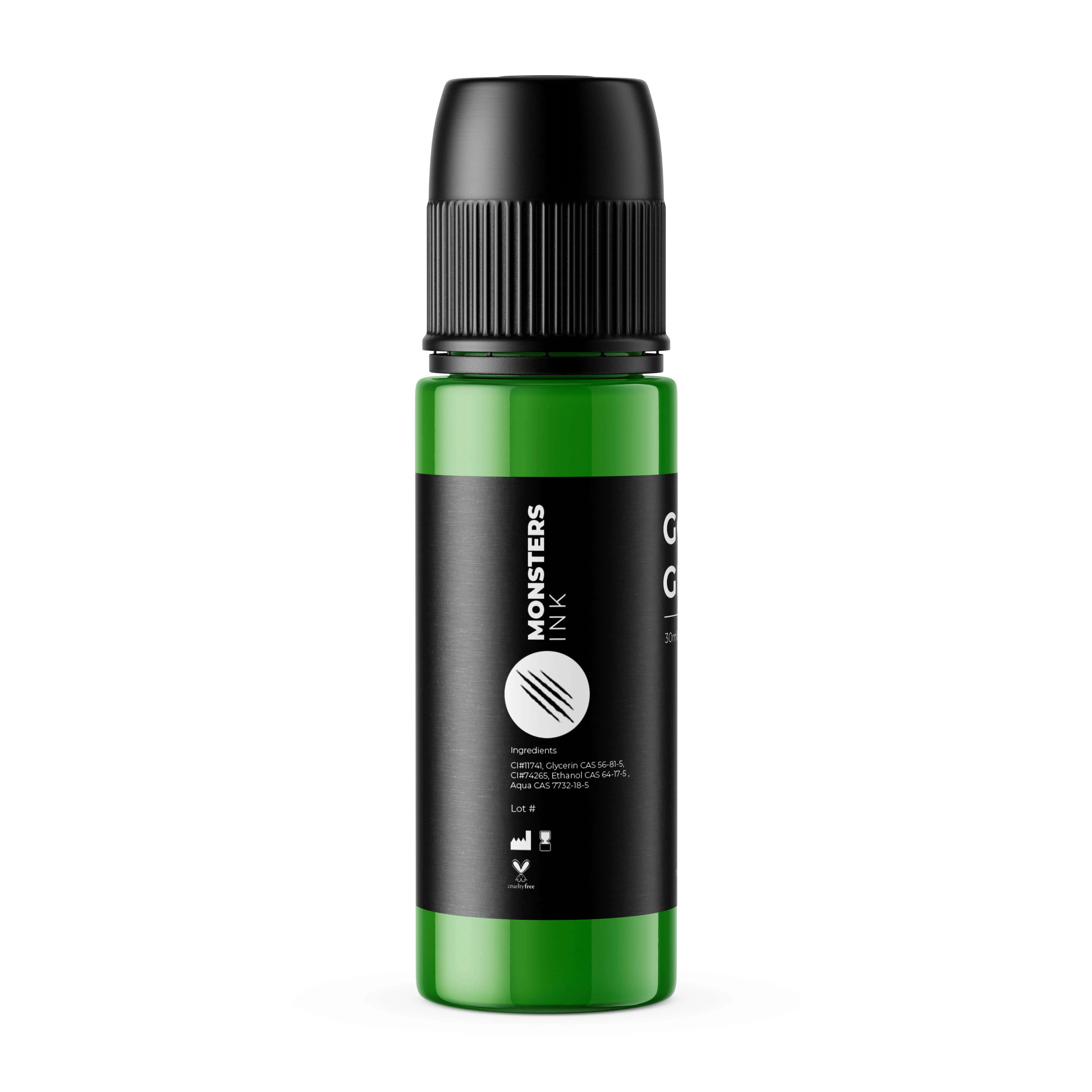 Monsters Ink Goblin Green Tattoo Ink 30ml (1oz) - Image 7