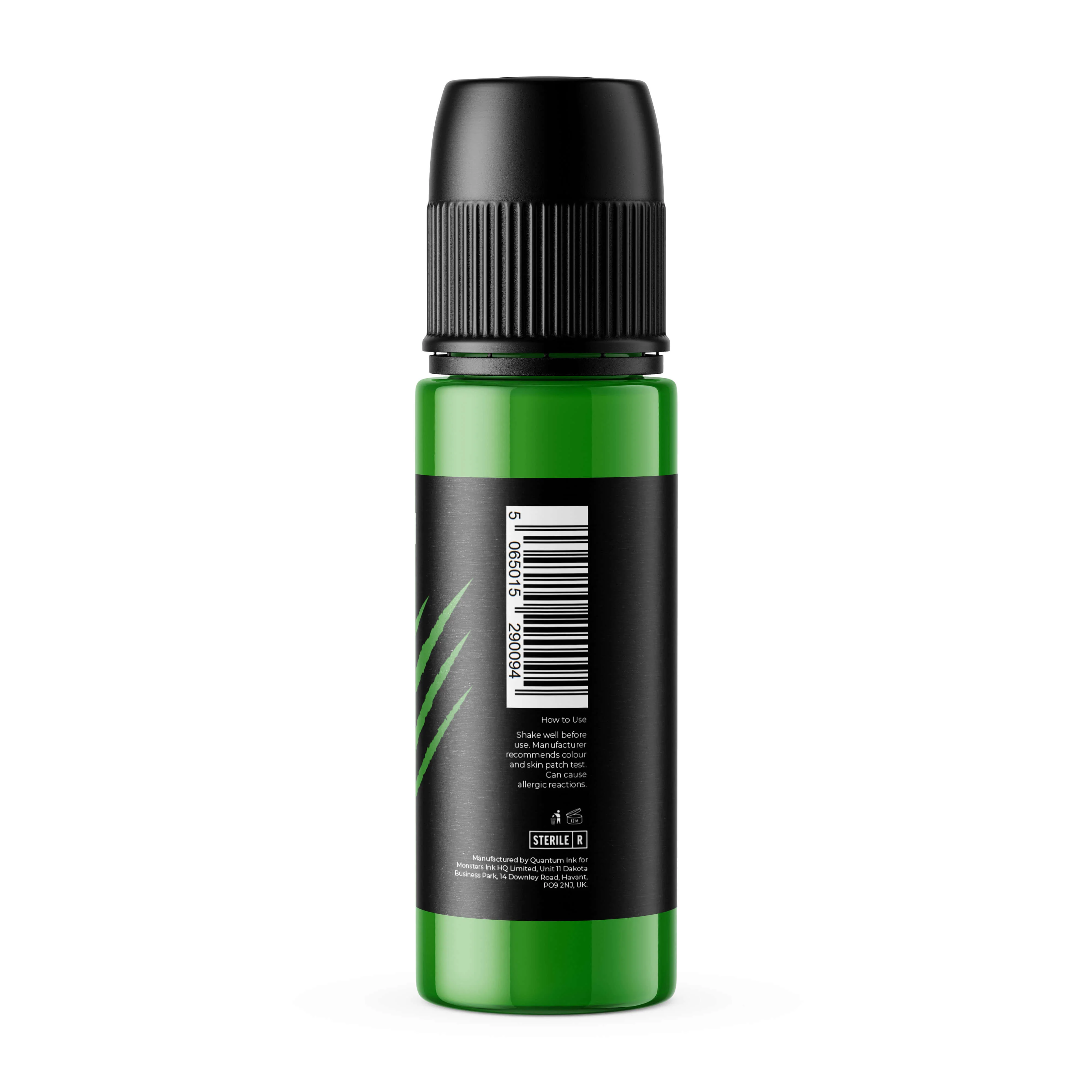Monsters Ink Goblin Green Tattoo Ink 30ml (1oz) - Image 9