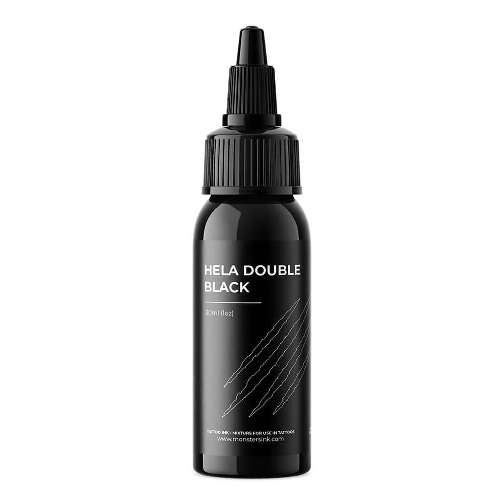 Monsters Ink Hela Double Black Tattoo Ink 30ml (1oz) - Image 3