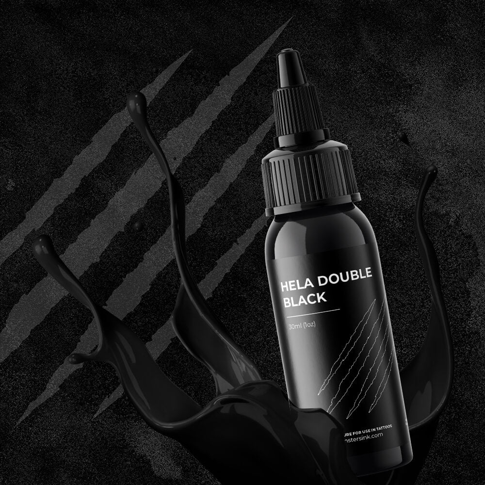 Monsters Ink Hela Double Black Tattoo Ink 30ml (1oz) - Image 4