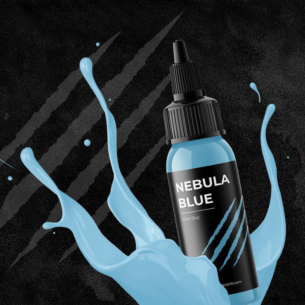 Monsters Ink Nebula Blue Tattoo Ink 30ml (1oz) - Image 3