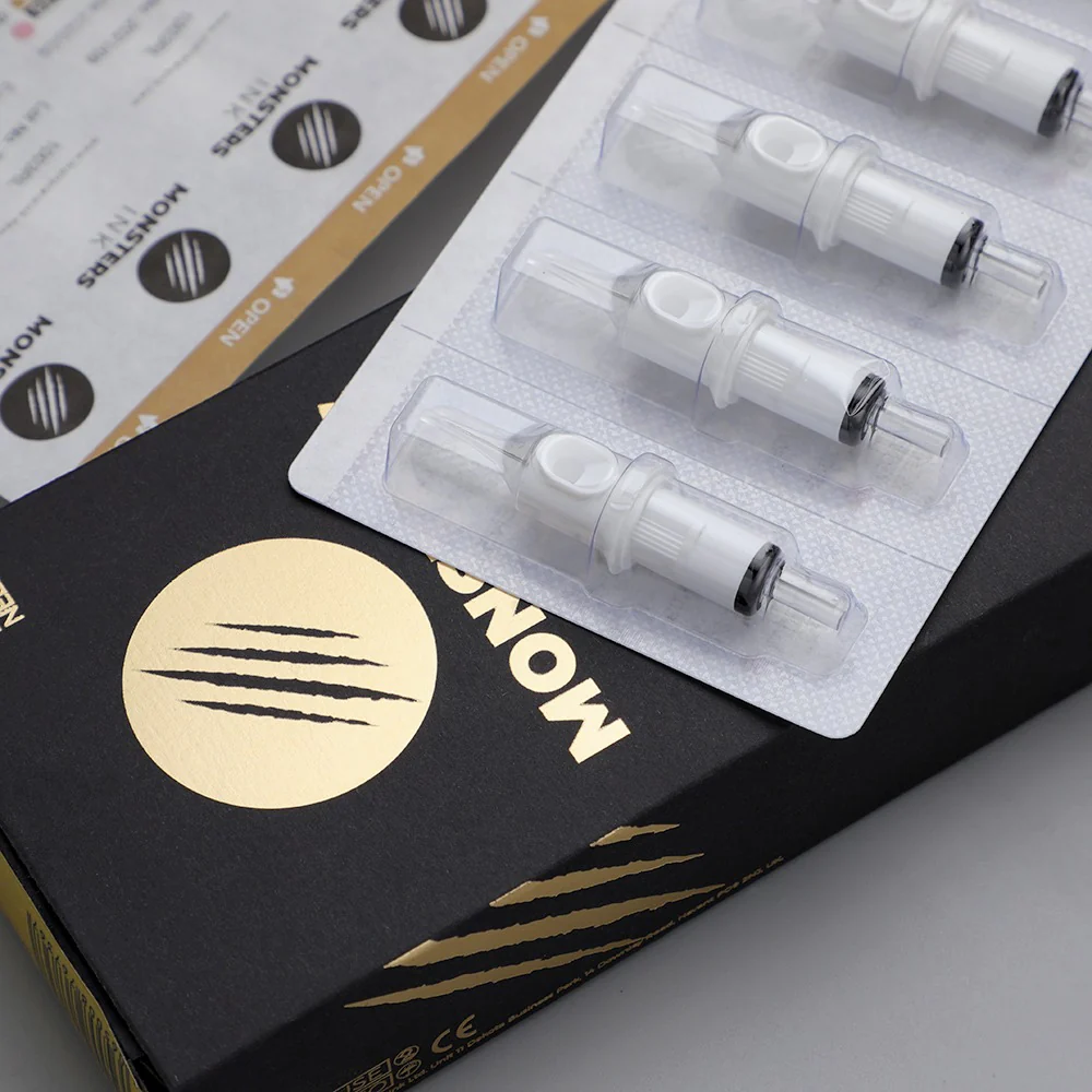 Monsters Ink Precision Cartridge Needles Round Curved Magnum (Box of 20) - Image 8