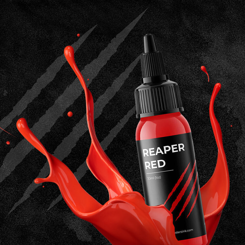 Monsters Ink Reaper Red Tattoo Ink 30ml (1oz) - Image 4