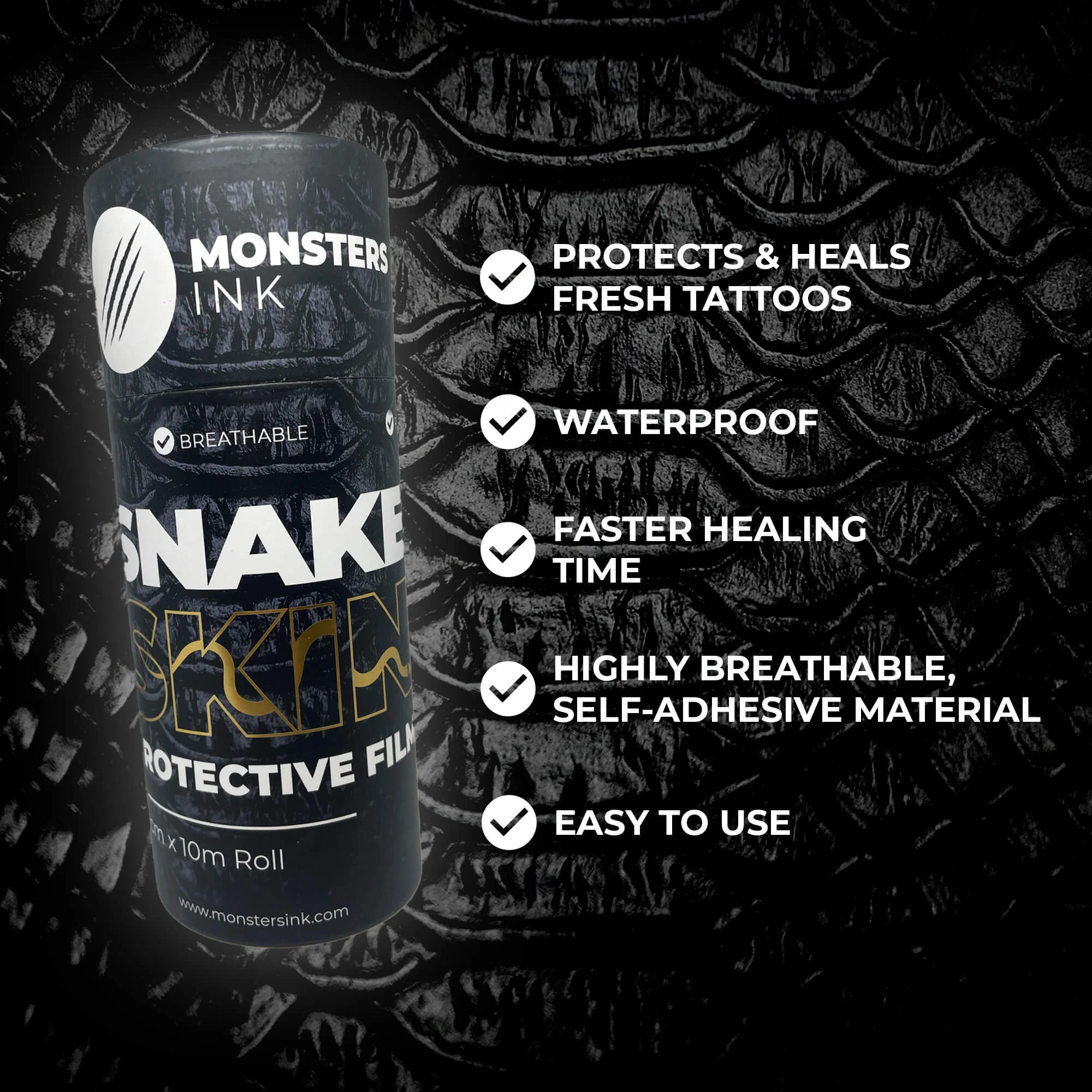 Monsters Ink Snake Skin Matte Protective Film (Multiple Sizes) - Image 5