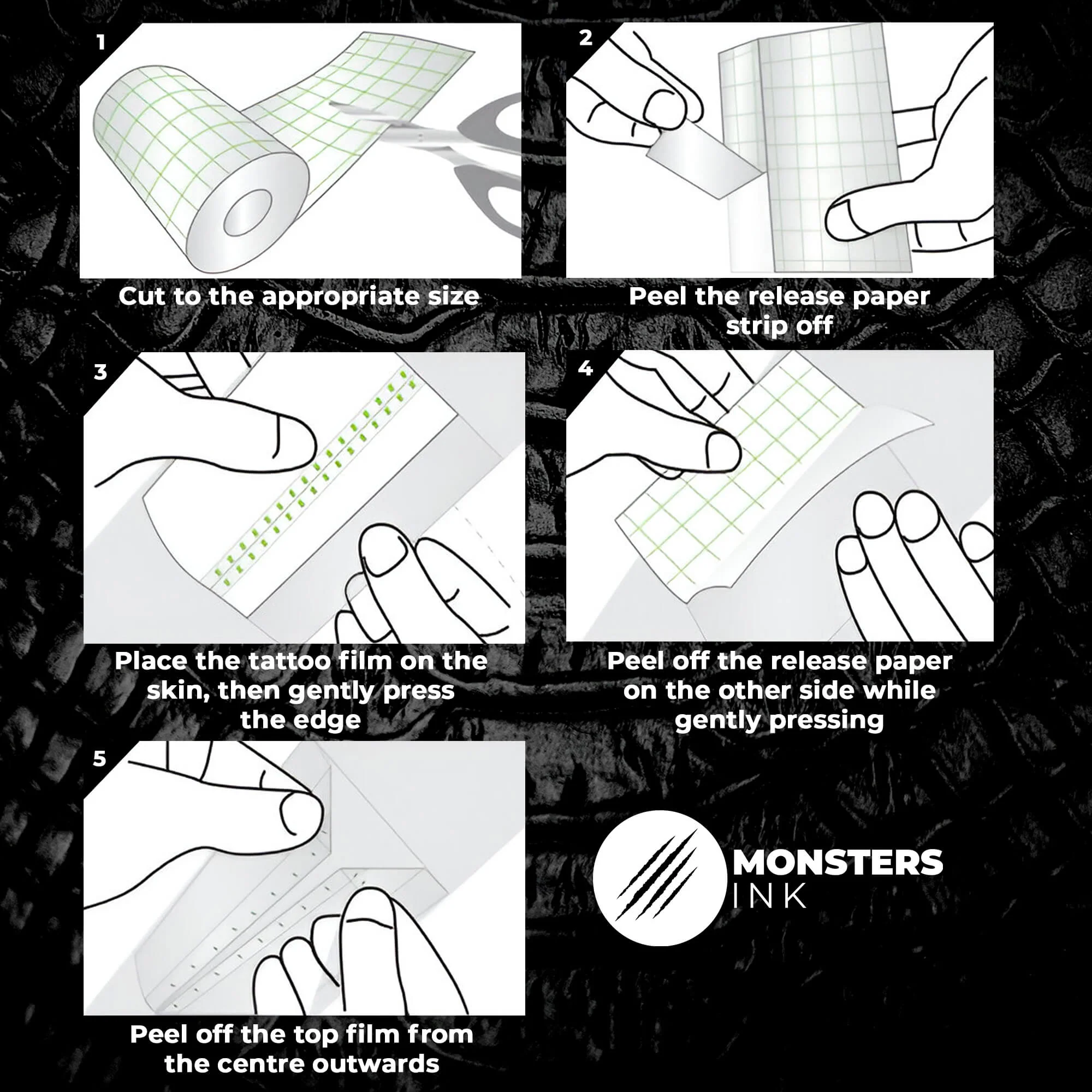 Monsters Ink Snake Skin Matte Protective Film (Multiple Sizes) - Image 8