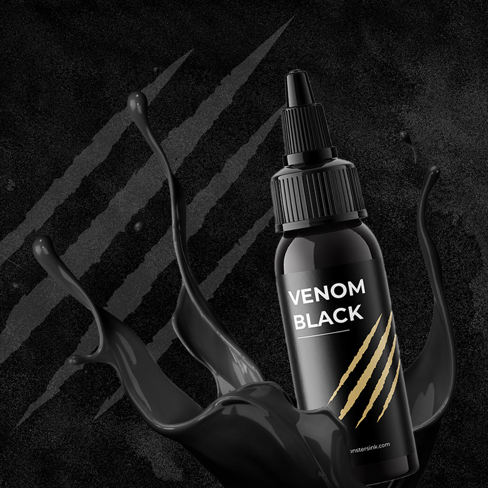 Monsters Ink Venom Black Tattoo Ink - Image 4