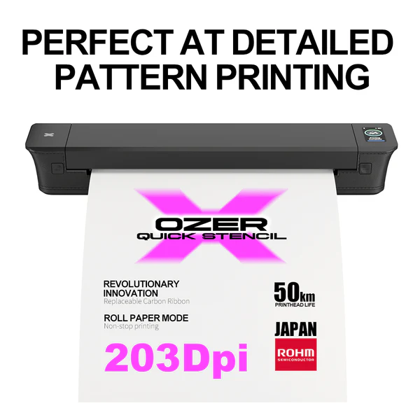 OZER Wireless X Thermal Stencil Printer - Image 8