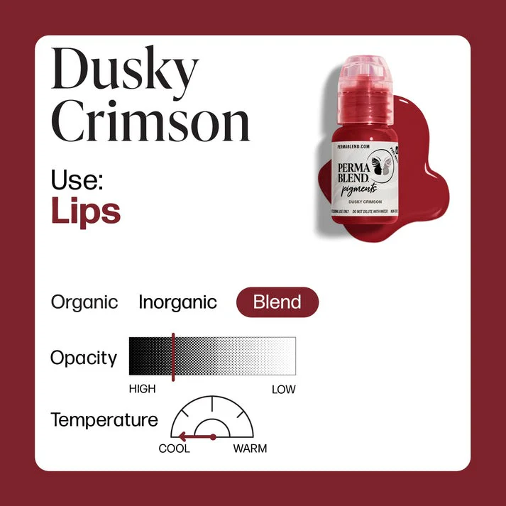 Perma Blend Lip Pigment 15ml Dusky Crimson - Image 3