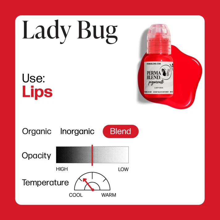 Perma Blend Lip Pigment 15ml Lady Bug - Image 3